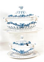 Italian Porcelain Tureens & Underplates