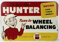 Vintage SST Hunter Automotive Wheel Balance Sign