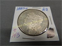 1885s Morgan Silver Dollar - AU