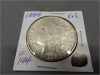 1888 Morgan Silver Dollar - Ex. Fine