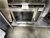 AMANA S/S COMMERCIAL MICROWAVE OVEN