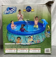 H2o Go Underwater Oasis Spray Pool 8ft X 24in