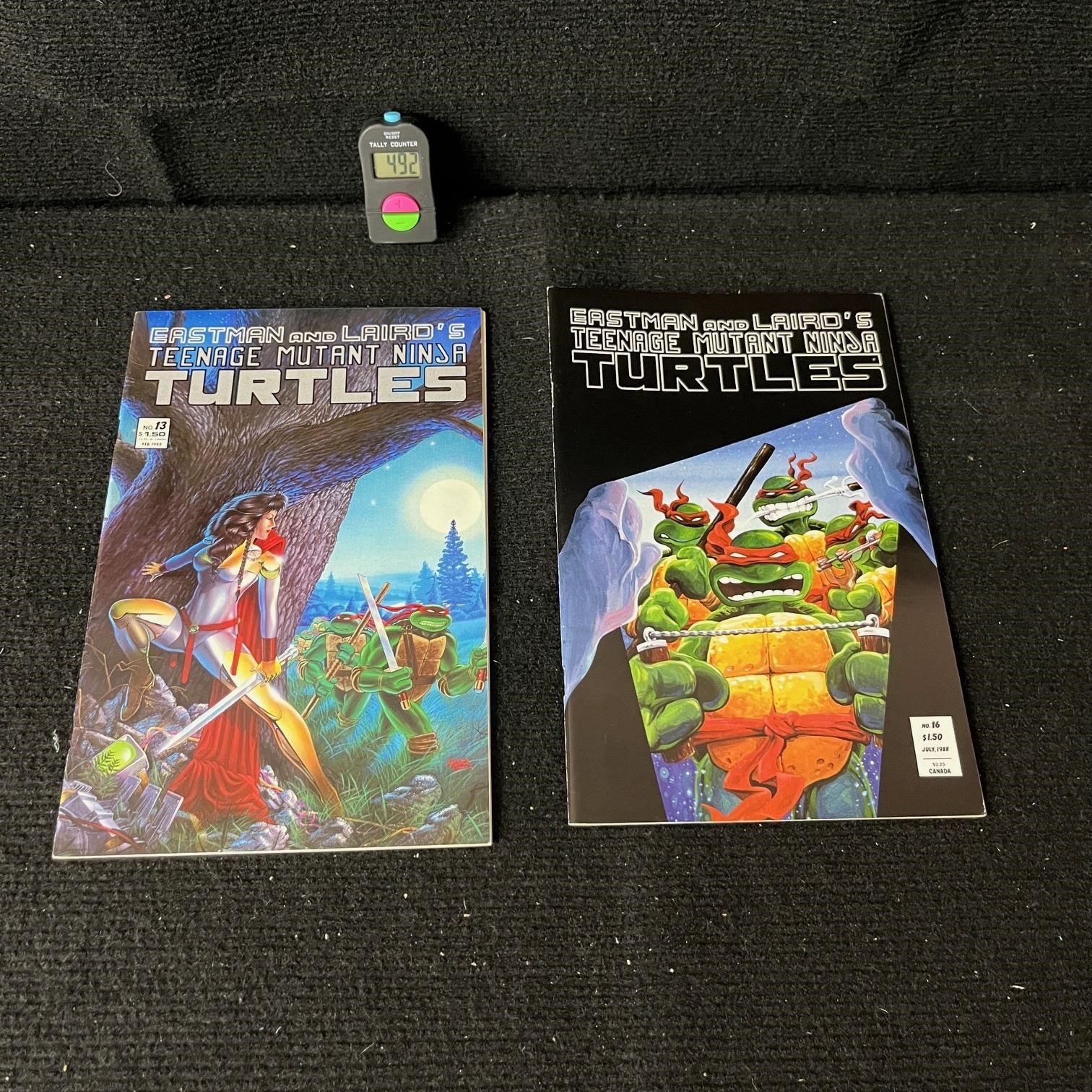 Teenage Mutant Ninja Turtles 13, 16 Mirage Series