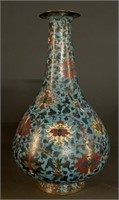 Chinese Cloisonne Lotus Vase, 19th Century