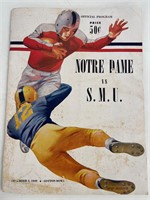 1949 Cotton Bowl Program Notre Dame Vs. SMU