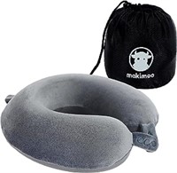 Makimoo Travel Neck Pillow, Memory Foam