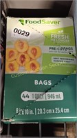 FOOD SAVER PRE CUT BAGS