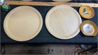 Wood decorative plate blanks & wood bird plate,