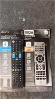 2 UNIVERSAL REMOTES