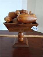 Amazing wooden fruit bowl!