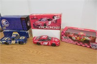 3 NASCAR Die Cast in Boxes, Truck needs cleaned