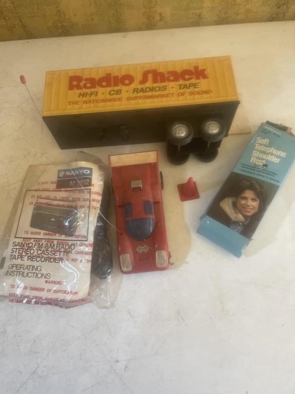 RadioShack semi trailer remote control Ferrari,