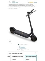 ELECTRIC SCOOTER (OPEN BOX, DOES NOT POWER ON)