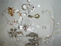 ASSORTED  SILVER / GOLD ORNAMENTS