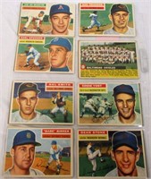 1956 Topps Lot of 8 Baseball Cards Yost & Others