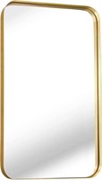 zenmag Gold Bathroom Mirror 30"×20"