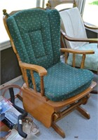 Padded Seat Glider Rocker