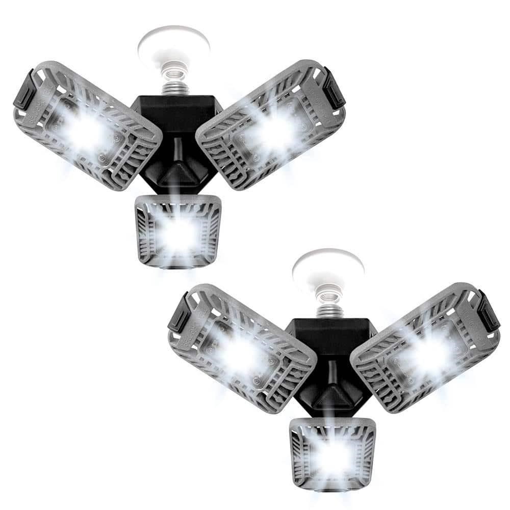 $64  TriBurst 10.5in LED Light, 3 Heads (2-Pack)