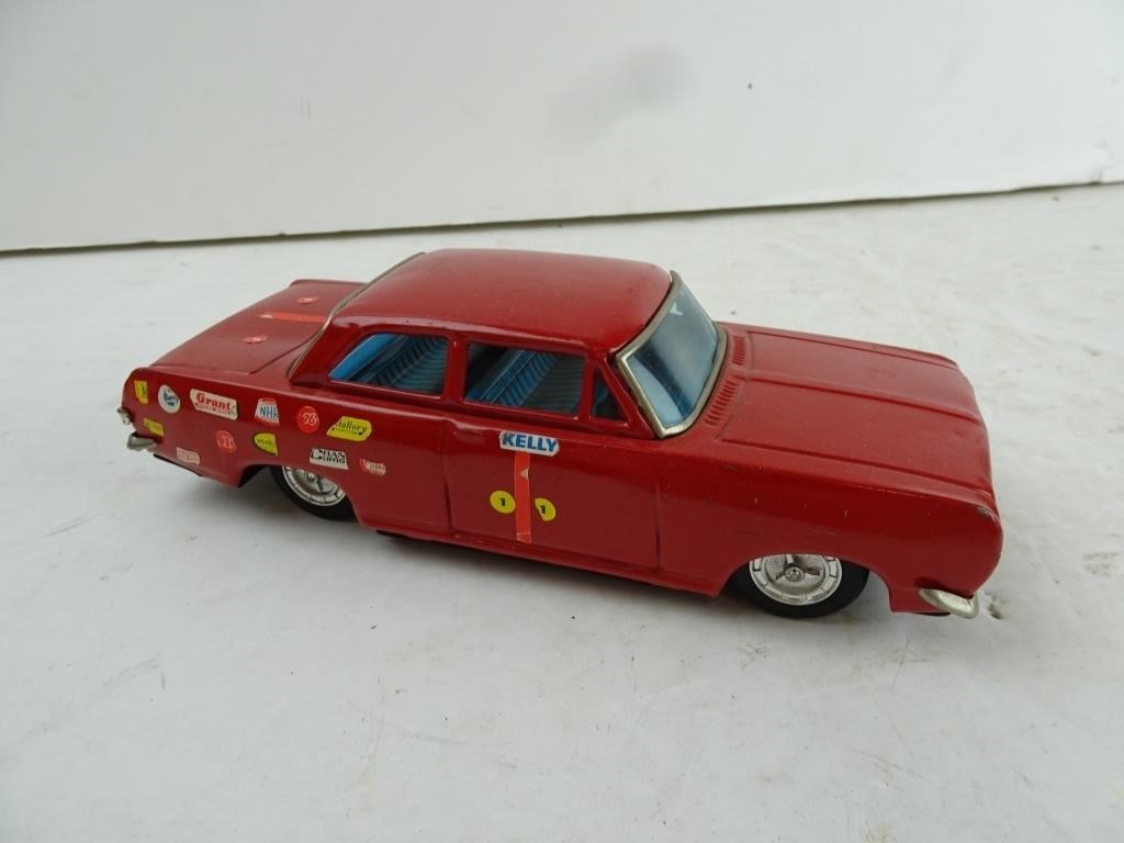 Vintage NK Toys Opel Rekord Tin Toy Car