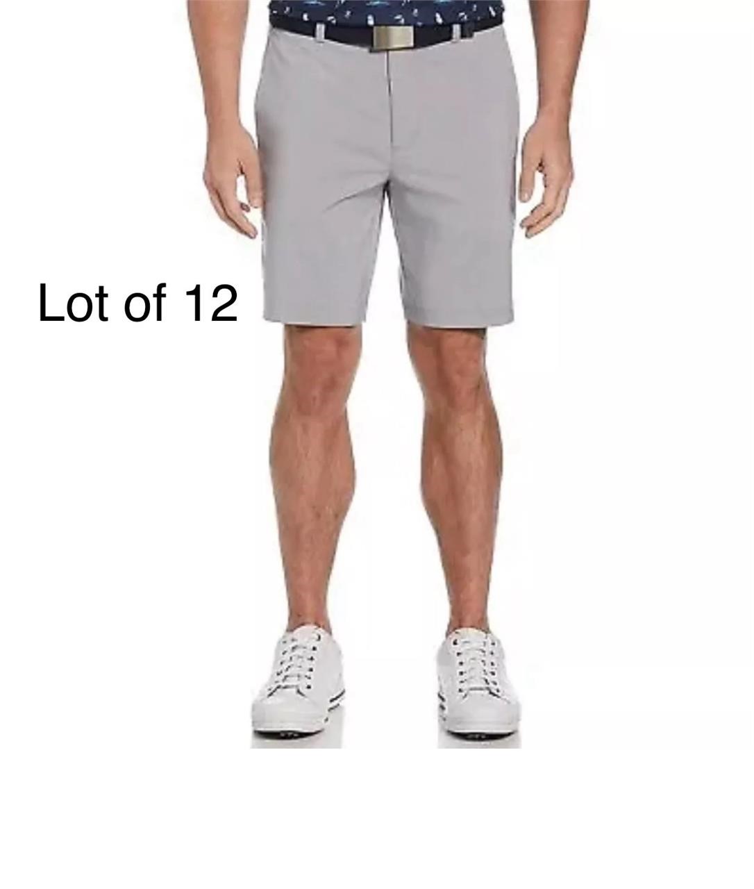 Size 30 LOT OF 12 MENS GOLF SHORTS SIZE 30 GRAY