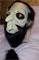 Vintage rubber Halloween masks, gruesome