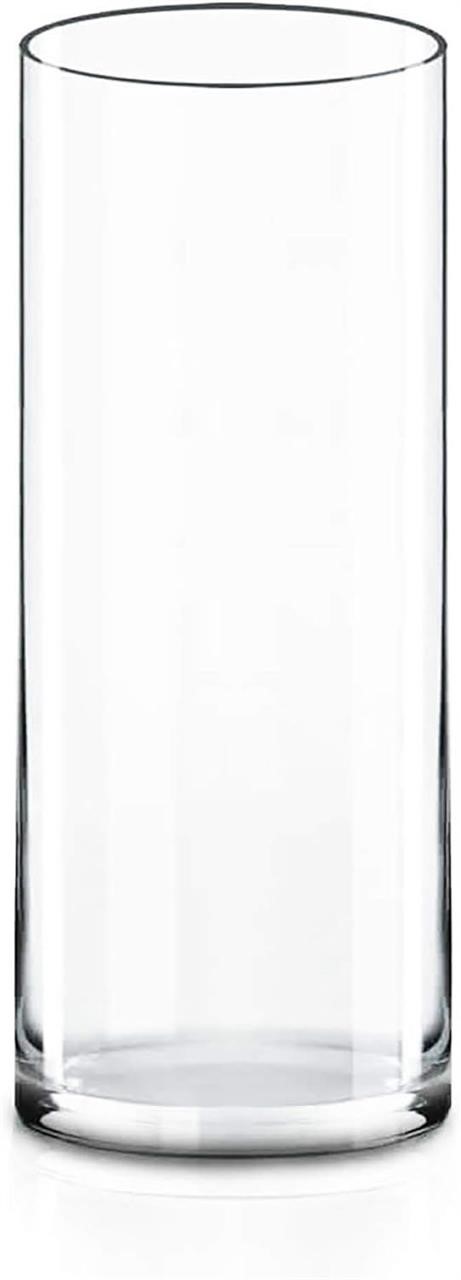 Cylinder Clear Glass Vase