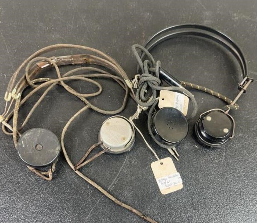 Vintage HamRadio Headsets