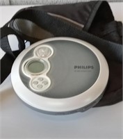 Phillips portable CD Player in Case-untested