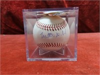 Matthew Broderick autographed baseball.