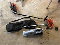 Lot with Shark Vac, Hedge Trimmer, etc...