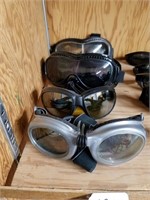 4 Motorcycle Strapped Glasses