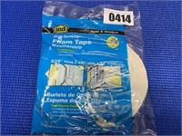 Foam Tape Weathersrtip 3/16"x3/8"x17'