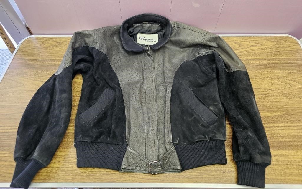 Vintage Wilson Suede and Leather Jacket- Medium