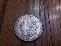 Morgan silver dollar 1885