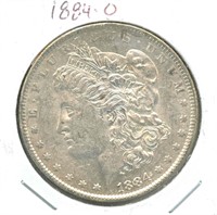 1884-O Morgan Silver Dollar