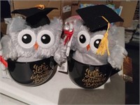 Set of 2 Graduation Owls in Mugs