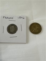 France 1846B 50? Centimes, 1925 1 Franc