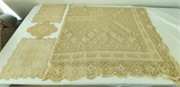 2 Lace Tablecloth & Small Lace Accessories