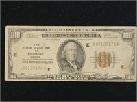 1929 $100 Federal Reserve FR-1890e