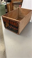 Vintage Wooden Pear Box