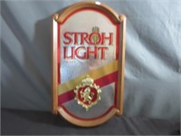 Stroh's Light 3D Wall Sign