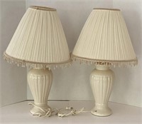 Matching Ceramic Lamps, 22"