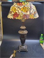 Vintage Tiffany Style Lamp ( shade may have minor