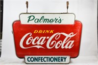 PALMER'S DRINK COCA-COLA CONFECTIONERY SIGN