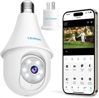 NEW $50 Wireless Light Bulb Security Camera
