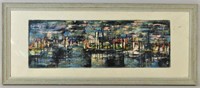 1960's PARISIAN CITYSCAPE PRINT