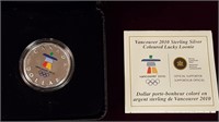 2010 VANCOUVER STERLING SILVER LOONIE