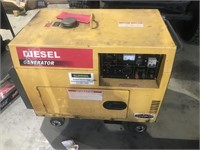 Diesel generator running when tested