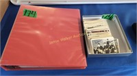 Beatles Collector Cards, Red Binder Plus Box Of