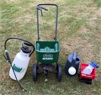 Scotts spreader, sprayers, and more